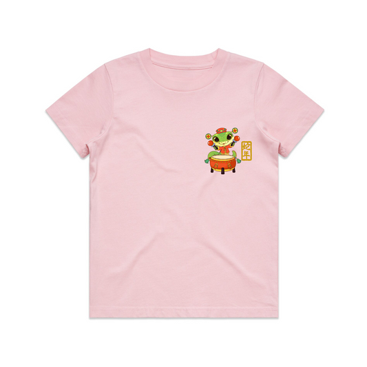 Junior Snake Tee Pink