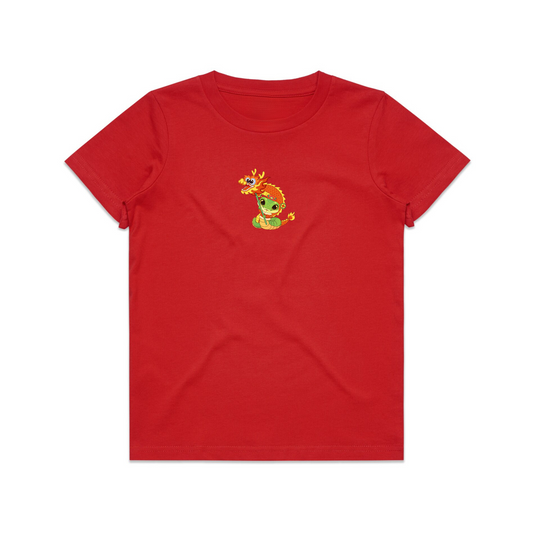 Junior Snake Tee Red